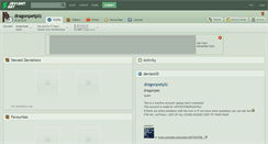 Desktop Screenshot of dragonpetplz.deviantart.com