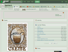 Tablet Screenshot of ned-no-d.deviantart.com