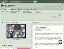 Tablet Screenshot of iamhamburgah1.deviantart.com