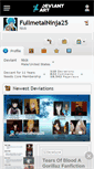Mobile Screenshot of fullmetalninja25.deviantart.com
