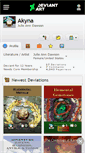 Mobile Screenshot of akyna.deviantart.com