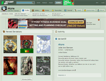 Tablet Screenshot of akyna.deviantart.com