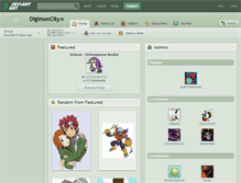 Tablet Screenshot of digimoncity.deviantart.com