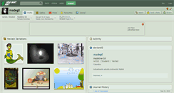 Desktop Screenshot of madegil.deviantart.com