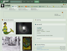Tablet Screenshot of madegil.deviantart.com