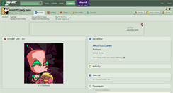 Desktop Screenshot of mintpizzaqueen.deviantart.com