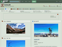 Tablet Screenshot of kavalier.deviantart.com