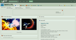 Desktop Screenshot of digitalfox1990.deviantart.com