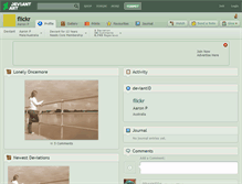 Tablet Screenshot of flickr.deviantart.com