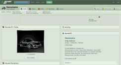 Desktop Screenshot of demonraine.deviantart.com