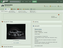 Tablet Screenshot of demonraine.deviantart.com