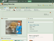 Tablet Screenshot of kyou-x-tohru-club.deviantart.com