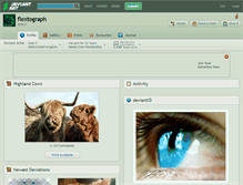 Tablet Screenshot of flextograph.deviantart.com
