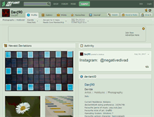 Tablet Screenshot of davj90.deviantart.com