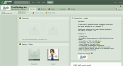 Desktop Screenshot of finalfantasy-x.deviantart.com