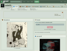 Tablet Screenshot of lucien92.deviantart.com