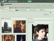 Tablet Screenshot of cartonblinder.deviantart.com