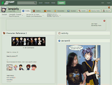 Tablet Screenshot of lampjelly.deviantart.com