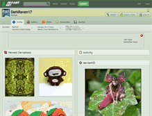 Tablet Screenshot of darkraven17.deviantart.com