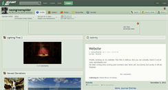 Desktop Screenshot of neongreenspider.deviantart.com