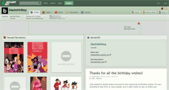 Desktop Screenshot of blackshirtboy.deviantart.com