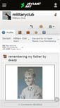 Mobile Screenshot of militaryclub.deviantart.com