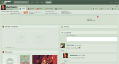 Desktop Screenshot of ebonhomm.deviantart.com