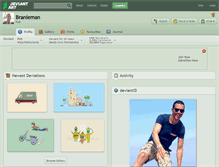 Tablet Screenshot of branieman.deviantart.com