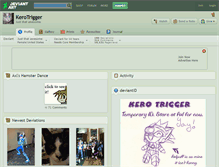 Tablet Screenshot of kerotrigger.deviantart.com