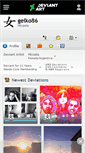 Mobile Screenshot of geiko86.deviantart.com