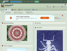 Tablet Screenshot of antmuzik77.deviantart.com