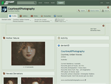 Tablet Screenshot of courtneykphotography.deviantart.com