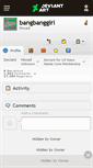 Mobile Screenshot of bangbanggirl.deviantart.com
