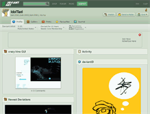 Tablet Screenshot of idoltaxi.deviantart.com