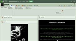Desktop Screenshot of heallyon.deviantart.com