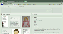 Desktop Screenshot of lunarflowerlullaby.deviantart.com