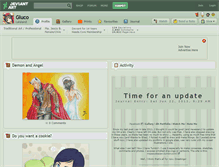 Tablet Screenshot of gluco.deviantart.com