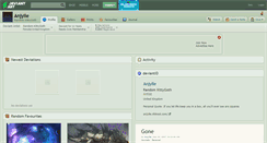 Desktop Screenshot of anjylle.deviantart.com