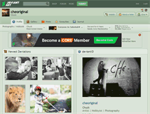 Tablet Screenshot of cheoriginal.deviantart.com