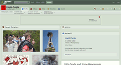 Desktop Screenshot of liquid-purple.deviantart.com