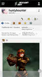 Mobile Screenshot of huntybounter.deviantart.com