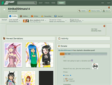 Tablet Screenshot of kimiko0shimura14.deviantart.com