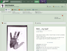 Tablet Screenshot of mist-thrasher.deviantart.com