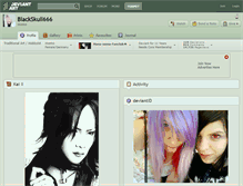Tablet Screenshot of blackskull666.deviantart.com
