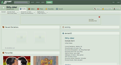 Desktop Screenshot of dirty-joker.deviantart.com