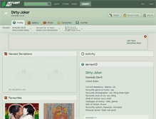 Tablet Screenshot of dirty-joker.deviantart.com