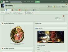 Tablet Screenshot of darthepu69.deviantart.com
