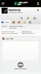 Mobile Screenshot of maxhorse.deviantart.com