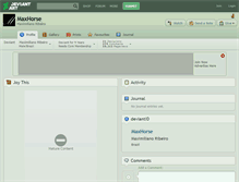 Tablet Screenshot of maxhorse.deviantart.com