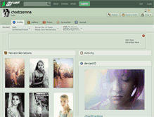 Tablet Screenshot of chodzzemna.deviantart.com